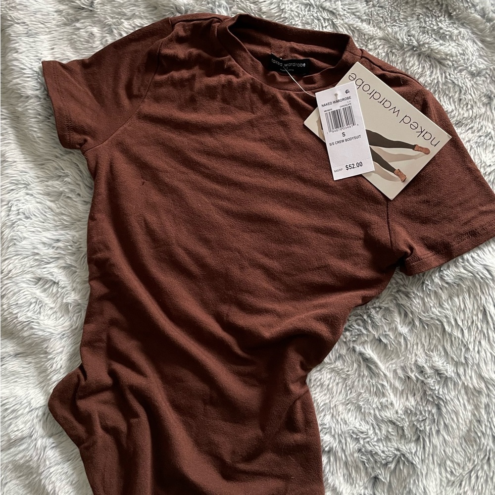 Naked Wardrobe Crewneck Bodysuit